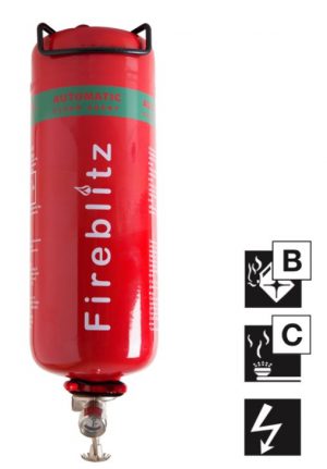 2kg Automatic Fire Extinguisher - Clean Agent Gas