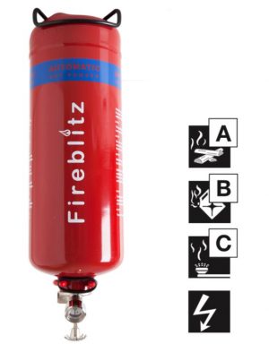 2kg Automatic Fire Extinguisher - ABC Dry Powder