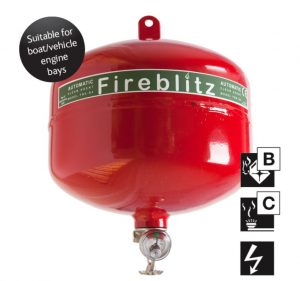 4kg Automatic Fire Extinguisher - Clean Agent Gas