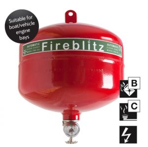 6kg Automatic Fire Extinguisher - Clean Agent Gas