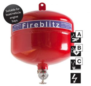 6kg Automatic Fire Extinguisher - ABC Dry Powder