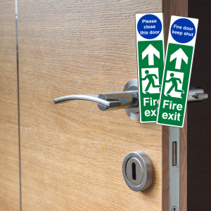 Door Plate Fire Exit Signs
