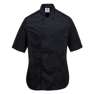(C737) Rachel Ladies Short Sleeve Chefs Jacket